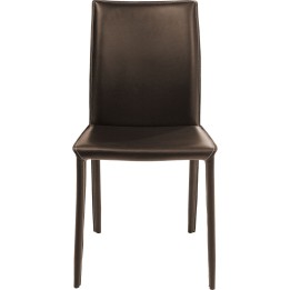 Chaise cuir marron - Milano - Kare Design