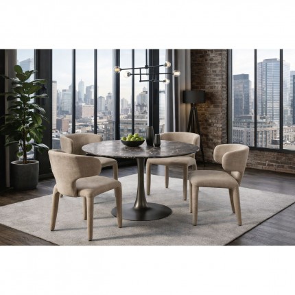 Chaise Tobi beige Kare Design