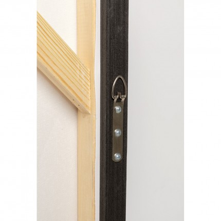 Tableau Sketch 120x120cm noir Kare Design