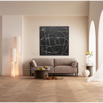 Canvas Picture 120x120cm black Kare Design