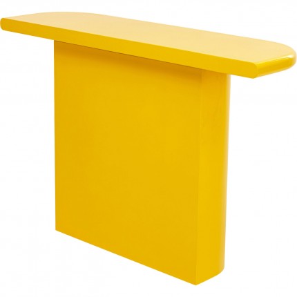 Console Eliano 120x35cm jaune Kare Design