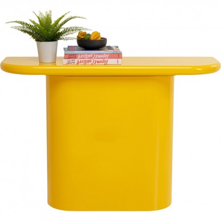 Console Eliano 120x35cm jaune Kare Design