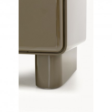 Nachtkastje Eliano 2 lades khaki Kare Design