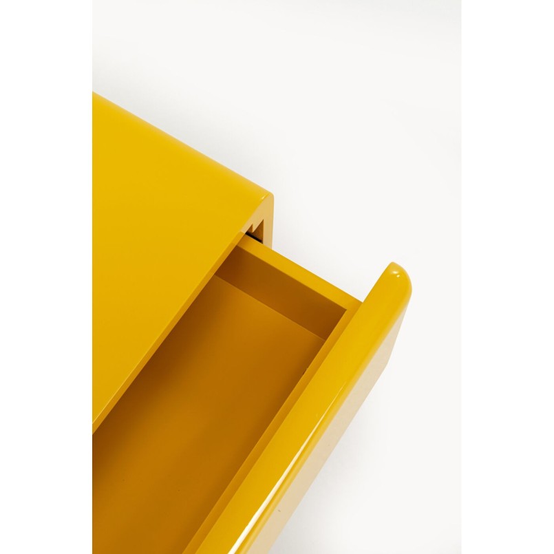 Petite commode Eliano jaune 57x50cm