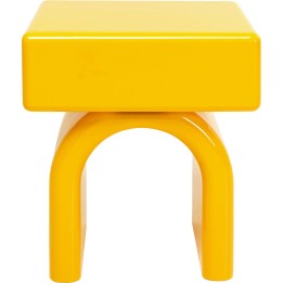 Petite commode Eliano jaune 57x50cm