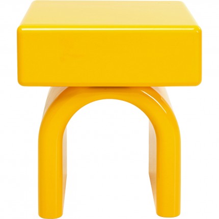 Chevet Eliano 1 tiroir jaune Kare Design