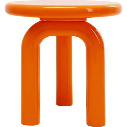Table d'appoint Eliano orange 50cm Kare Design