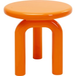 Table d appoint Eliano orange Ø50cm
