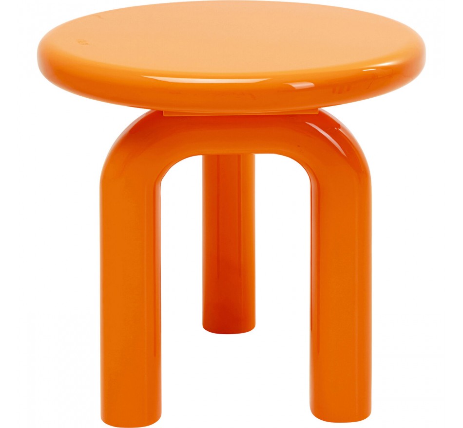 Bijzettafel Eliano Ø50cm oranje Kare Design