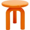 Table d appoint Eliano orange Ø50cm