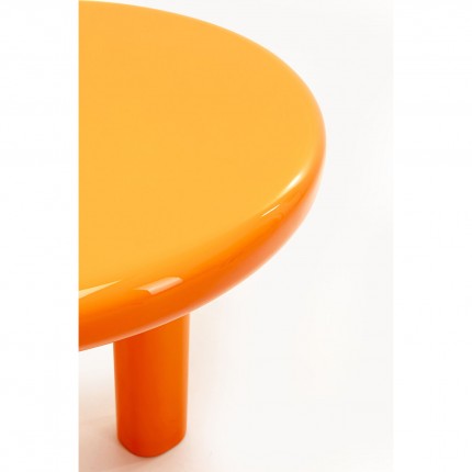 Bijzettafel Eliano Ø50cm oranje Kare Design