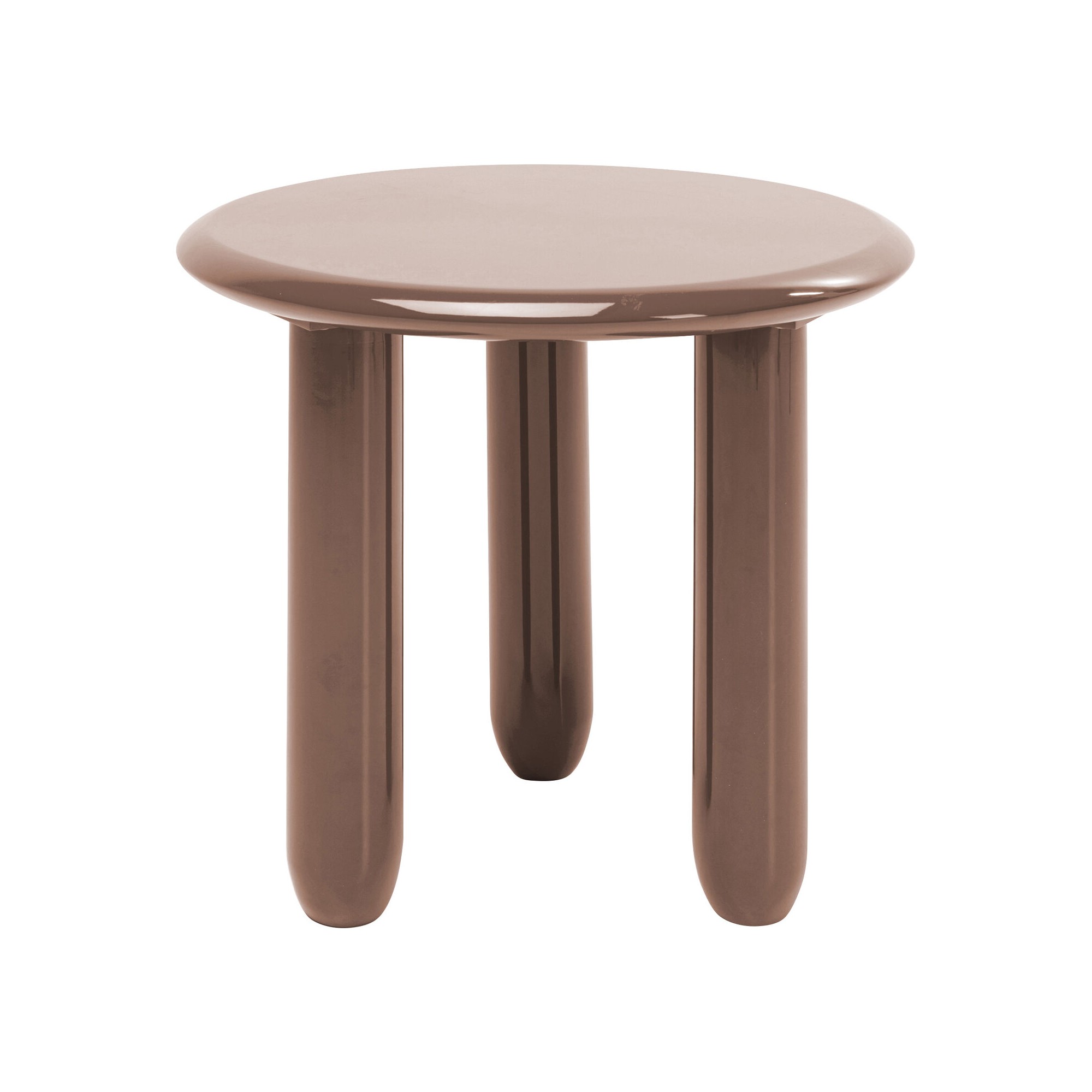 Table d appoint Eliano Mocha marron Ø50cm