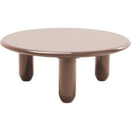 Table basse Eliano Mocha marron Ø90cm