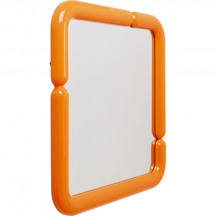 Miroir Eliano 90x90cm orange Kare Design