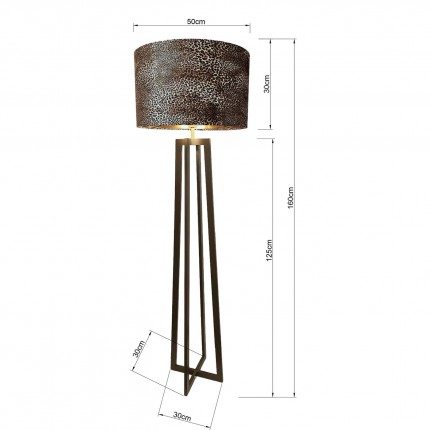 Lampadaire Wildlife 160cm Kare Design