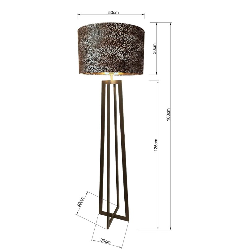 Vloerlamp Wildlife 160cm Kare Design