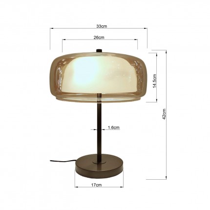 Table Lamp Shield 42cm Kare Design
