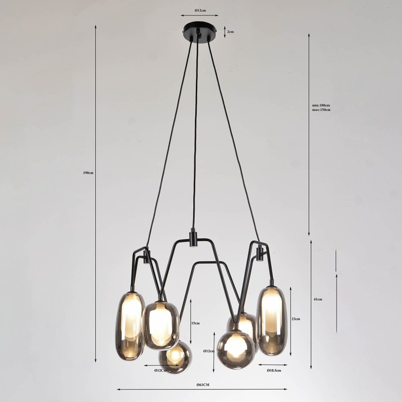 Hanglamp Columbo Ø58cm Kare Design