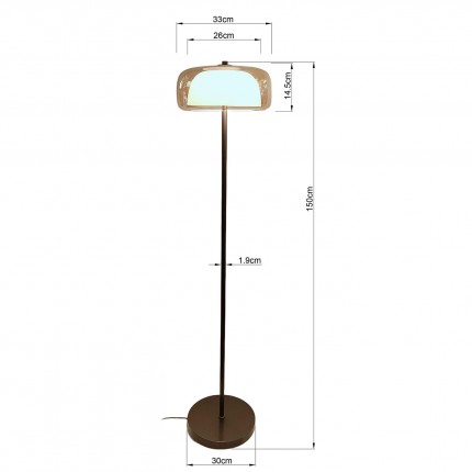 Floor Lamp Shield 150cm Kare Design