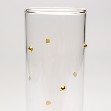 Champagne Glass Glam Dots gold (4/set) Kare Design