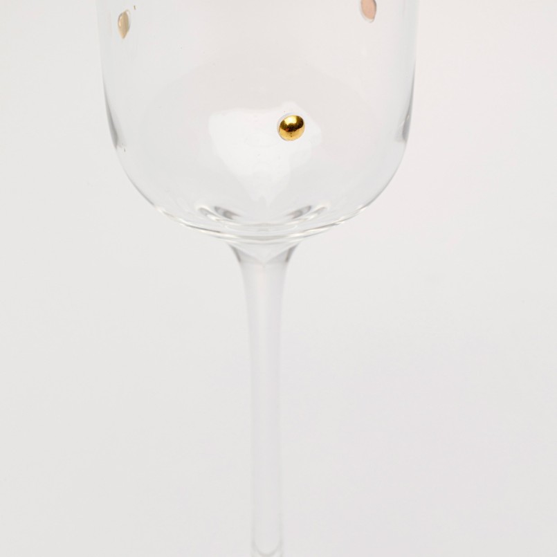 Champagneglazen Glam Dots goud (4/set) Kare Design