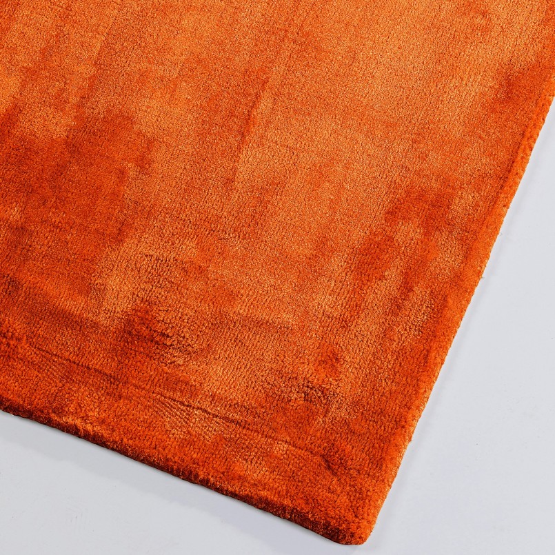 Tapis en viscose orange - Cosy - Kare Design