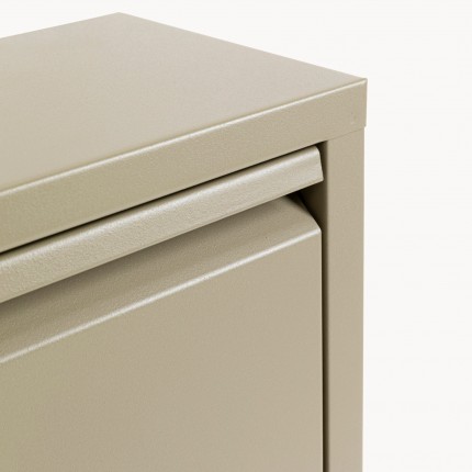 Schoenenkast Caruso kaki 3 laden Kare Design