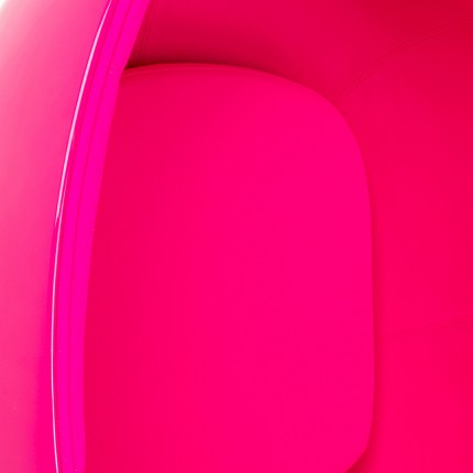 Fauteuil pivotant Eye Ball rose Kare Design