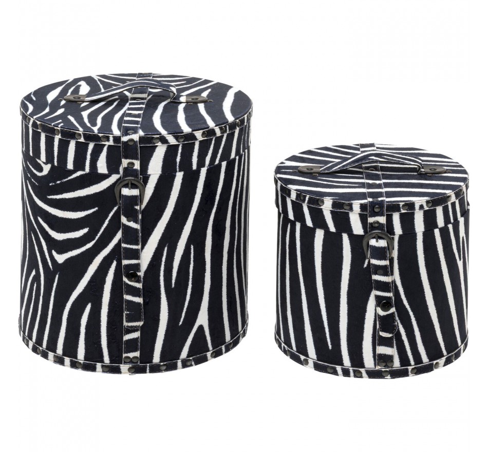 Opberger Wild Animal zebra (2/Set) Kare Design