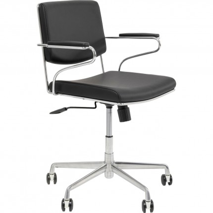 Draaibare Bureaustoel Dottore zwart Kare Design