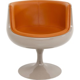 Chaise pivotante  Club orange