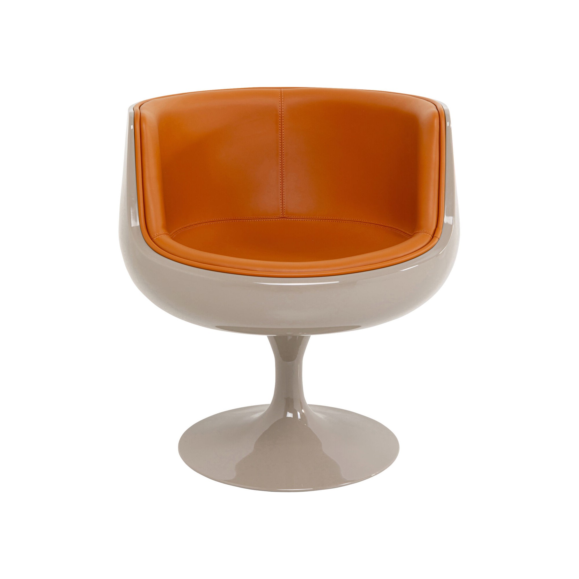 Chaise pivotante  Club orange