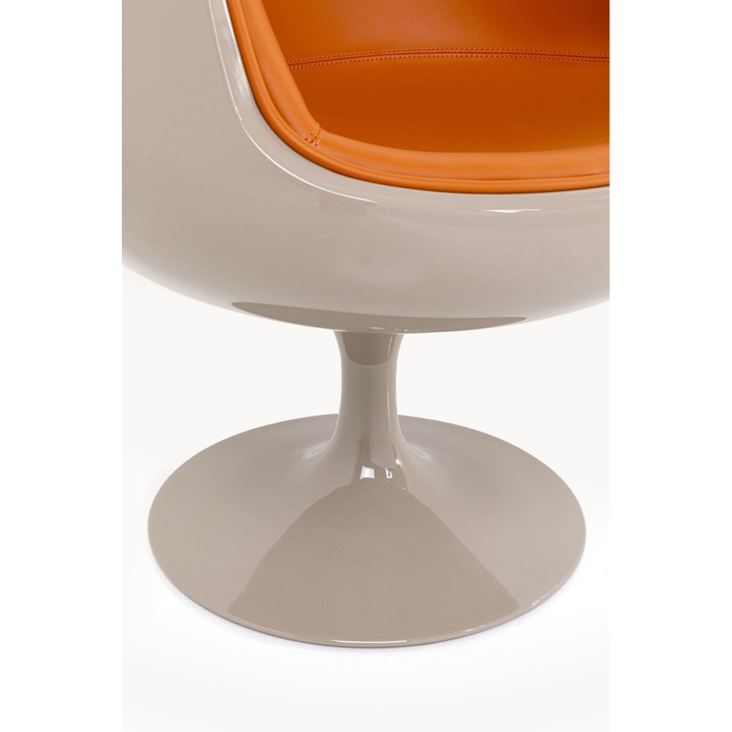Chaise pivotante  Club orange