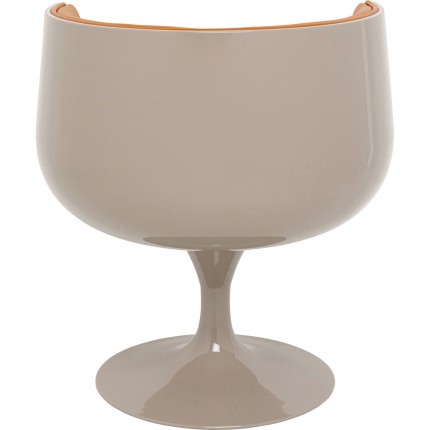 Swivel Armchair Club orange Kare Design