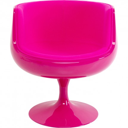 Draaifauteuil Club roze Kare Design