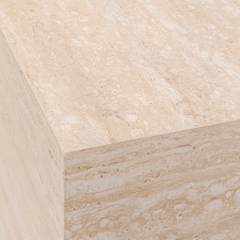 Side Table Travertino 45x45cm Kare Design