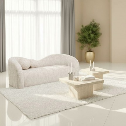 Coffee Table Travertino 80x80cm Kare Design