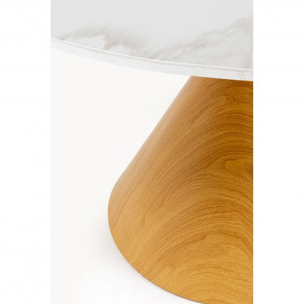 Eettafel Cono Ø120cm keramiek eik Kare Design