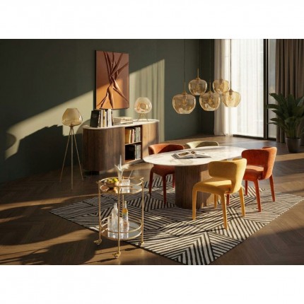 Chaise Tobi rouge Kare Design