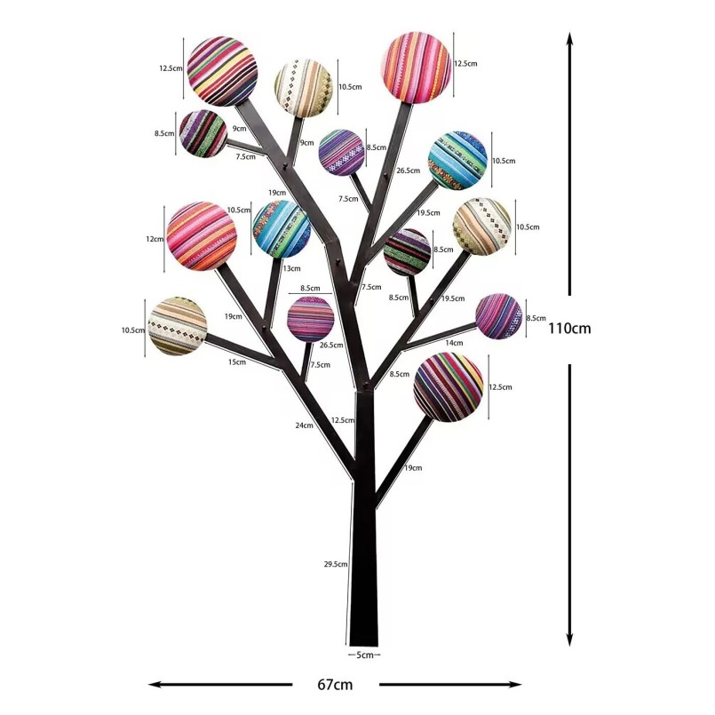 Portemanteau en forme d'arbre - Bubble - Kare Design
