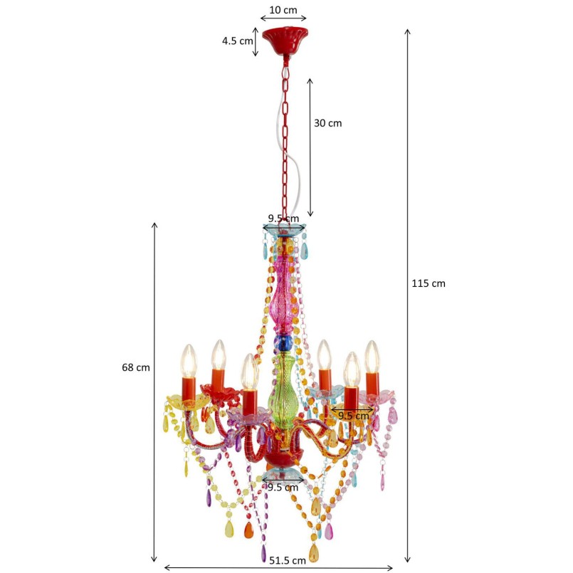 Lustre baroque - Starlight - Kare Design