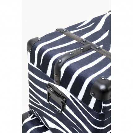 Koffer Wild Animal zebra (3/Set) Kare Design
