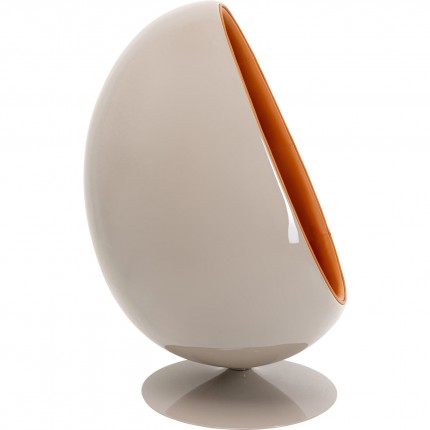 Swivel Armchair Eye Ball orange Kare design