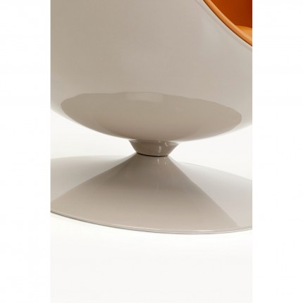 Fauteuil pivotant Eye Ball orange Kare Design