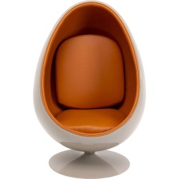 Fauteuil pivotant Eye Ball orange