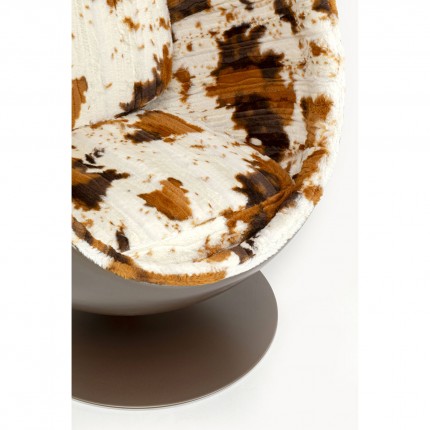 Swivel Armchair Eye Ball cow Kare Design