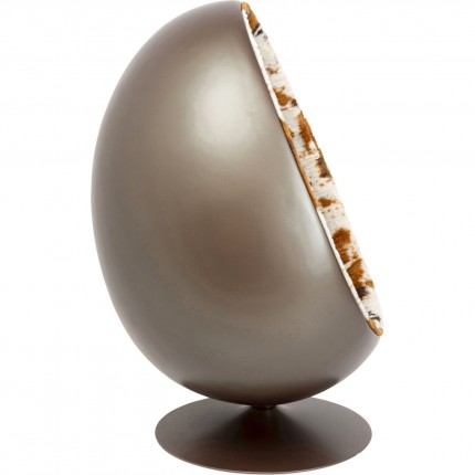 Fauteuil pivotant Eye Ball vache Kare Design