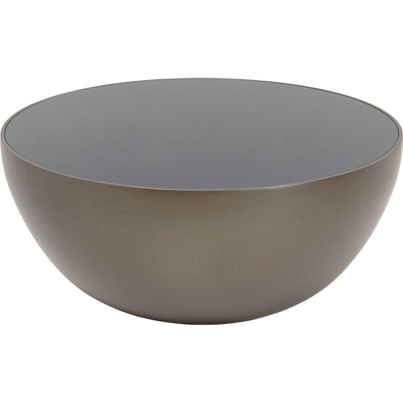 Table basse Lounge marron Ø80cm