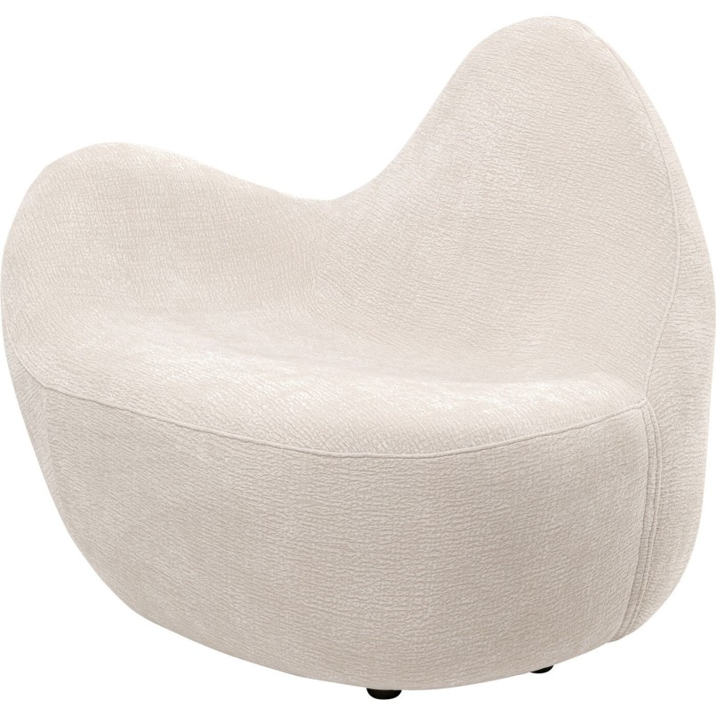 Fauteuil Glow Wave crème 116cm