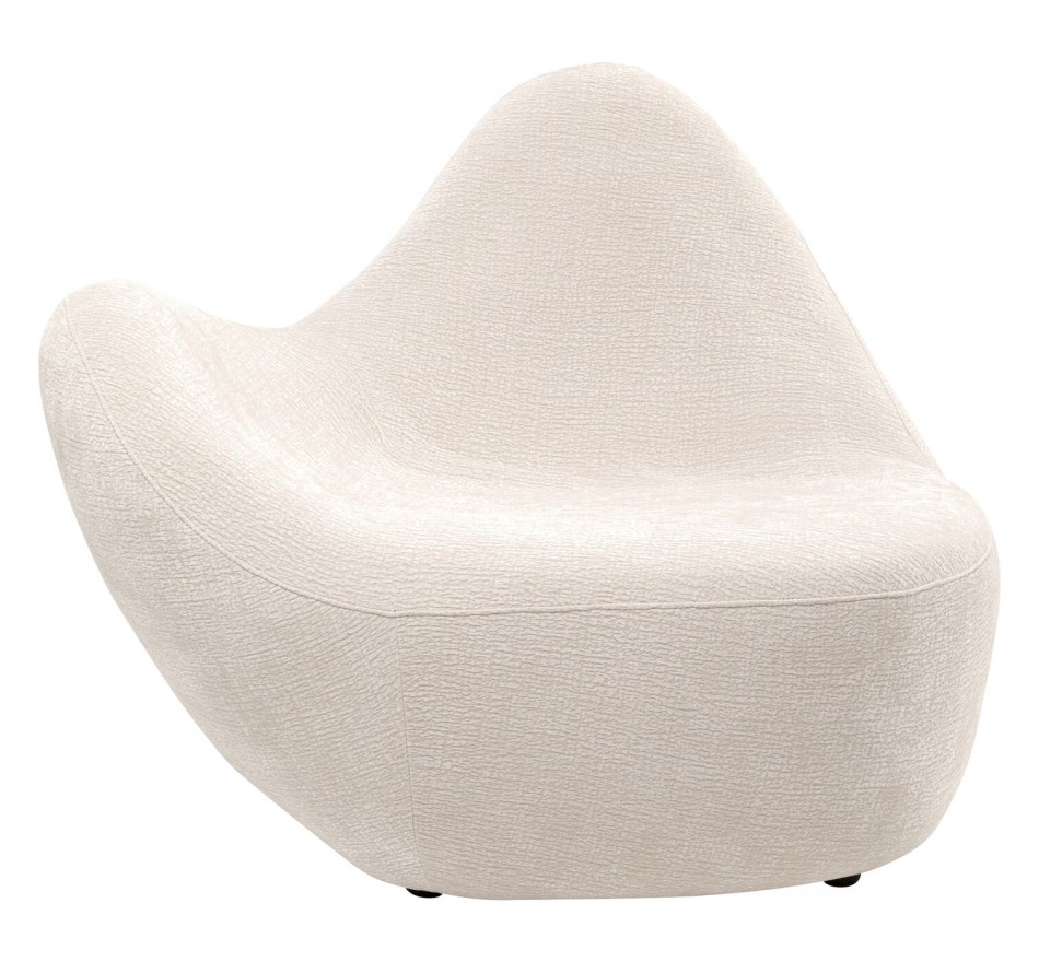 Fauteuil Glow Wave crème Kare Design